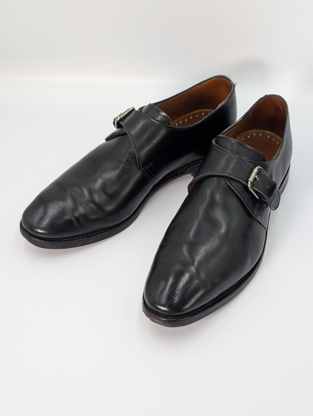 Allen Edmonds Brooks Brothers Collaboration Monk Strap Derby Dress Shoes 9.5 US